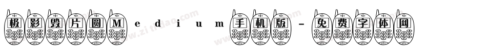 极影毁片圆 Medium手机版字体转换